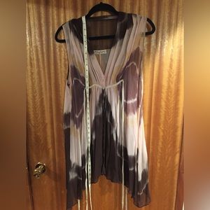 All Saints silk tunic sleeveless